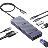 UGREEN Revodok Pro 1071 7-IN-1 USB-C-hub (4K@60Hz, 10Gbps, 100W PD)
