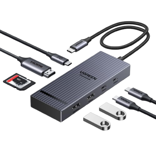 UGREEN Revodok Pro 108 8-IN-1 USB-C-hub (HDMI 4K@60Hz, 10Gbps, 100W PD)