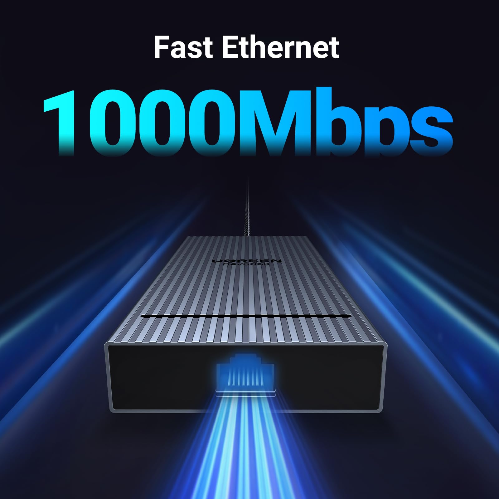 UGREEN Revodok Pro 10-in-1 Dockingstation (4K@60Hz, 10Gbps) -fast ethernet 1000mbps