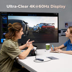 UGREEN Revodok Pro 6-in-1 Dockingsstation (4K@60Hz, 10Gbps) -ultra-clear 4k@60hz display