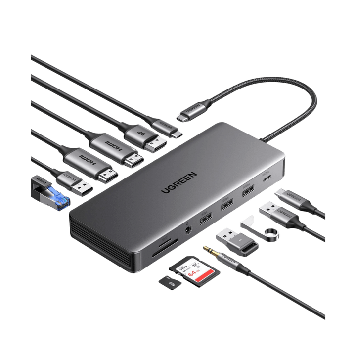 UGREEN Revodok Pro 13 IN 1 USB C Docking Station Triple Display 10Gbps USB C Ports