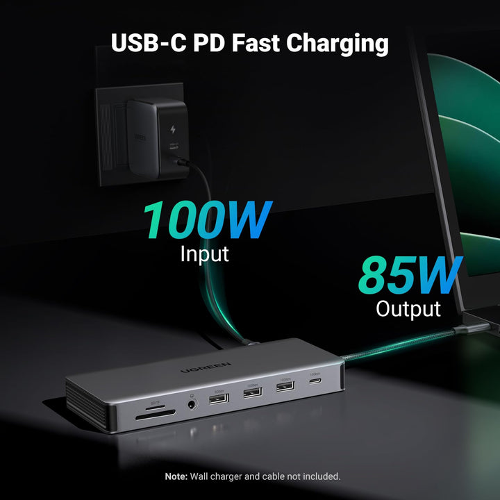 UGREEN Revodok Pro 13 IN 1 USB C Docking Station Triple Display 10Gbps USB C Ports