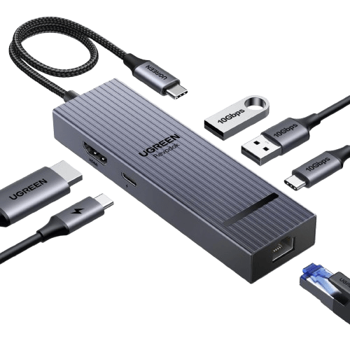 UGREEN Revodok Pro 6 - in - 1 Dockingsstation (4K@60Hz, 10Gbps)