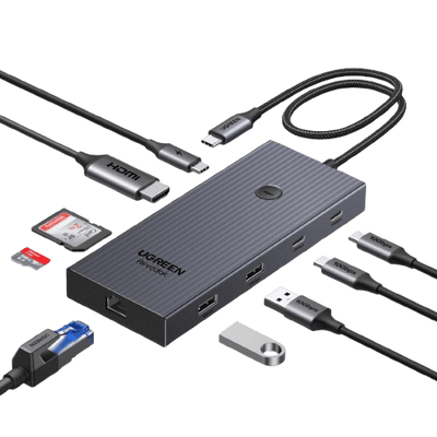 UGREEN Revodok Pro 9-in-1 USB-C Hub 4K HDMI 10Gbps PD 100W