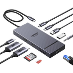 UGREEN Revodok Pro Dockingstation met dubbele 4K-display, 10Gbps USB en 100W PD