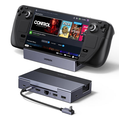 UGREEN Steam Deck Dockingstation (6-in-1, 4K@120Hz, 100W, Gigabit Ethernet)