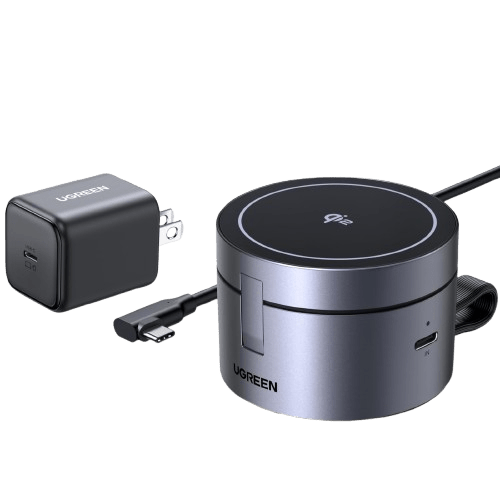 UGREEN UNO 3 - in - 1 Magnetische Draadloze Oplader 25W (MagSafe - compatibel)