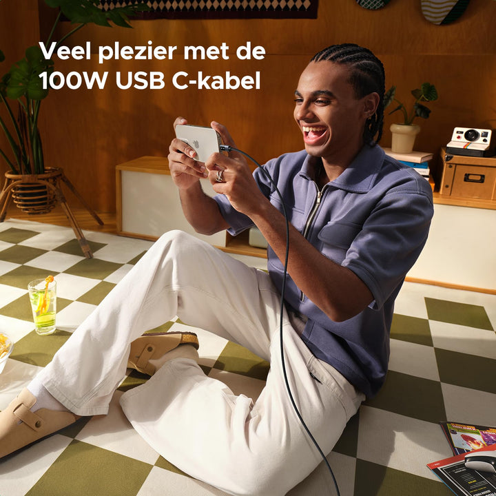 UGREEN Uno USB - C naar USB - C kabel 100W