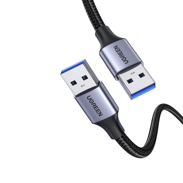 UGREEN USB 3.0 A naar USB 3.0 A 5Gbps Data Overdracht Kabel, Aluminium Omhulsel Gevlochten Data kabel. (1M)