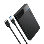 UGREEN USB 3.0 Externe Harde Schijf Behuizing 2,5 Inch SATA III II I HDD SSD met 5Gbps UASP Ondersteuning Windows Mac OS Linux Systemen, USB 3.0 Kabel Meegeleverd