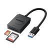 UGREEN USB 3.0 SD/TF Kaartlezer 2 Kaartsleuven USB Kaartlezer Adapter