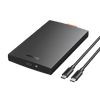 UGREEN USB 3.1 Harde Schijf Behuizing voor 9,5mm/7mm 2,5 Inch SSD/HDD SATA Enclosure USB C 3.1 Gen 2 naar SATA III tot 6Gbps UASP met USB C naar USB C Kabel SSD Behuizing, Zonder Gereedschap