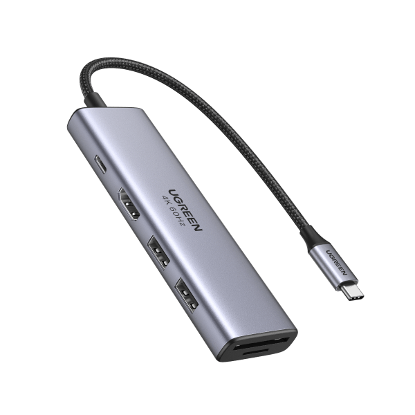 UGREEN USB - C Hub - adapter 6 - in - 1 (HDMI 4K@30Hz, PD 100W)