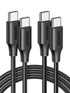UGREEN USB C Kabel 100W 2st Oplaadkabel USB C naar USB C 5A/20V PD 3.0 PPS compatibel met iPhone 15, M2 MacBook Pro/Air, iPad Pro 12.9 iPad Air 5 Galaxy S23 Ultra Pixel 7 Pro Steam Deck enz. (1m)