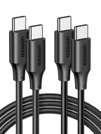 UGREEN USB C Kabel 100W 2st Oplaadkabel USB C naar USB C 5A/20V PD 3.0 PPS compatibel met iPhone 15, M2 MacBook Pro/Air, iPad Pro 12.9 iPad Air 5 Galaxy S23 Ultra Pixel 7 Pro Steam Deck enz. (1m)