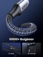 UGREEN USB C - kabel 240W Power Delivery 3.1 oplaadkabel USB C naar USB C (2M)