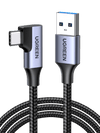 UGREEN USB C Kabel naar USB 3.0 Oplaadkabel 90° Type C Datakabel 5Gbps Hoek