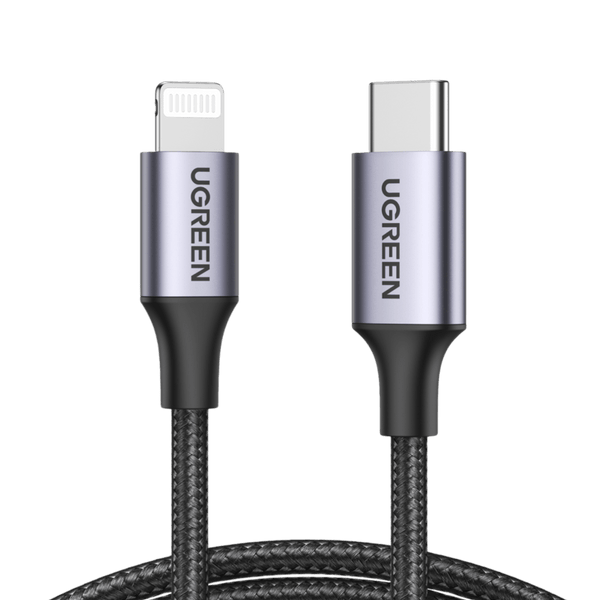 UGREEN USB C naar Lightning kabel MFi gecertificeerd USB C Lightning oplaadkabel PD 3.0