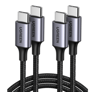 UGREEN USB C naar USB C Kabel 2 Stuk 60W PD 3.0 PPS USB C Oplaadkabel 2 Pak (1M)