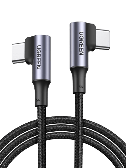 UGREEN USB C oplaadkabel 100W dubbele hoek PD 3.0 PPS USB - C kabel 90 graden 5A/20V