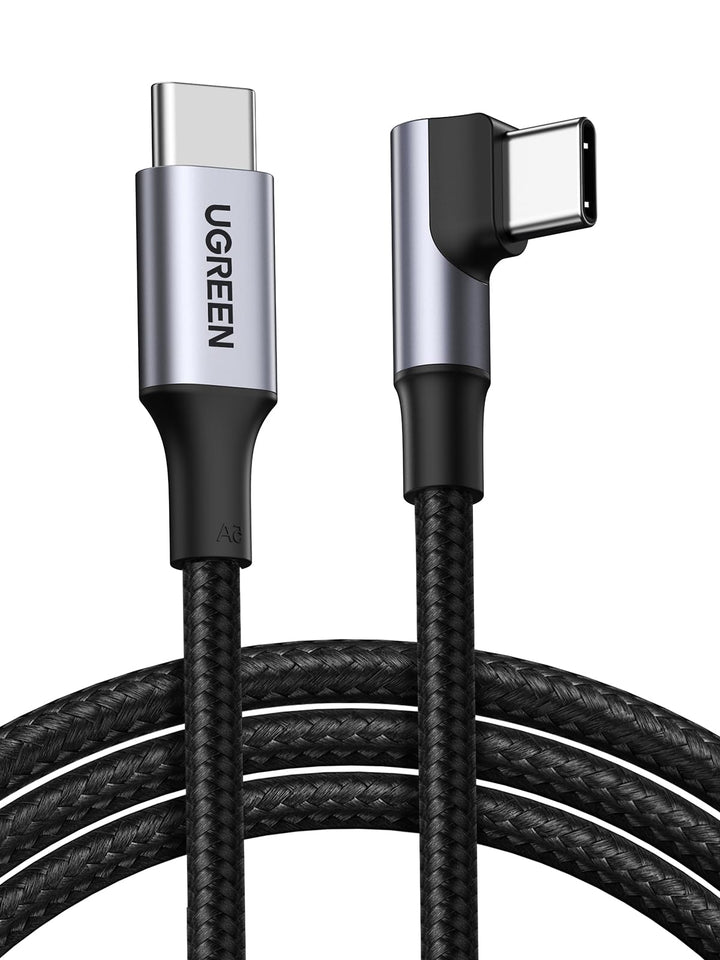 UGREEN 100W USB C naar USB C Kabel Hoek PD 3.0 PPS Oplaadkabel USB-C 90 graden compatibel iPhone 15