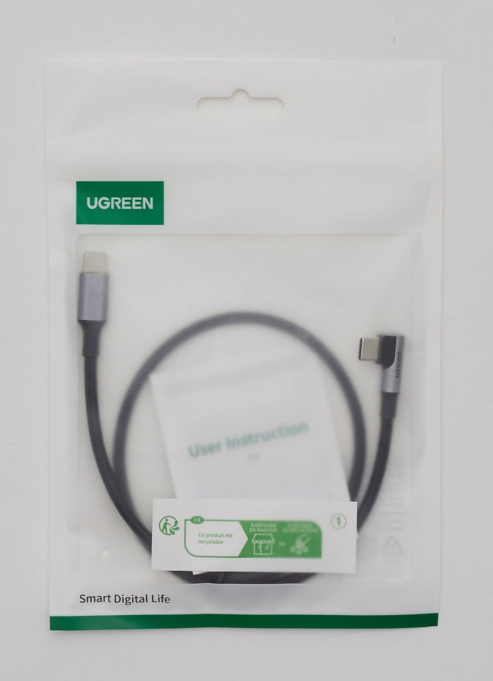 Hama USB-C-hoekadapter 90° USB 3.2 Gen2 10 Gbit/s 5A 240W set van 2 Hama USB-C-hoekadapter 90° USB 3.2 Gen2 10 Gbit/s 5A 240W set van 2