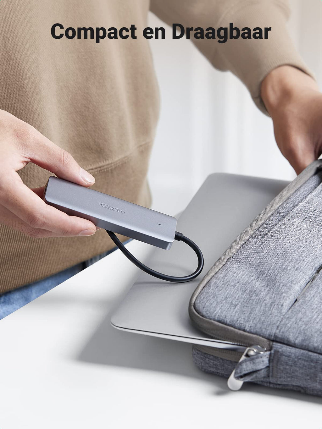 UGREEN 4 in 1 USB C Hub 4 Poorten USB 3.0 Adapter OTG Ondersteund