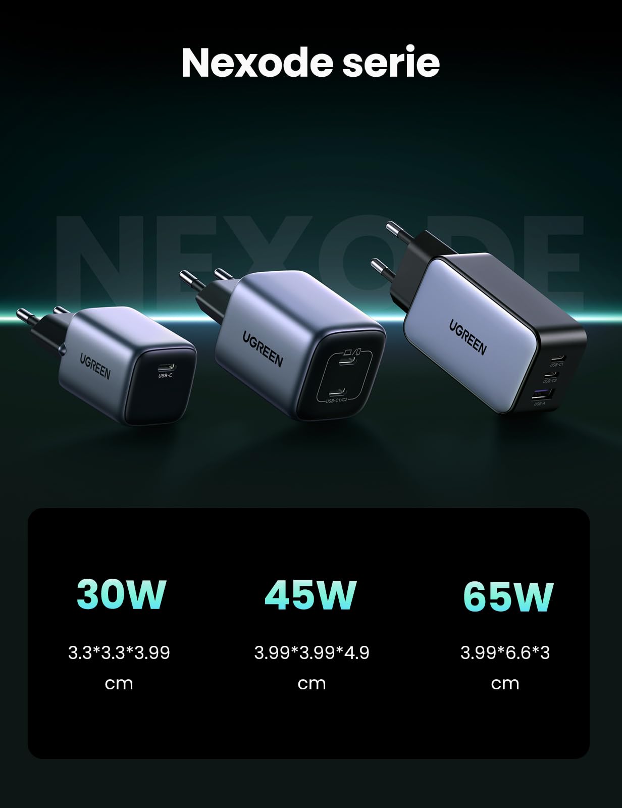Ugreen USB C wandlader Nexode - kopen bij