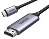 UGREEN 4K USB C (Thunderbolt 3) naar HDMI Kabel 2m Nylon Ondersteunt voor MacBook Pro, Surface Pro, Galaxy serie enz.