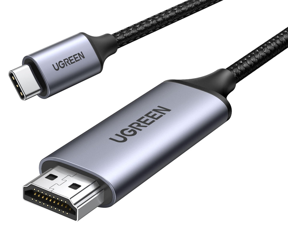 UGREEN 4K USB C (Thunderbolt 3) naar HDMI Kabel 2m Nylon Ondersteunt