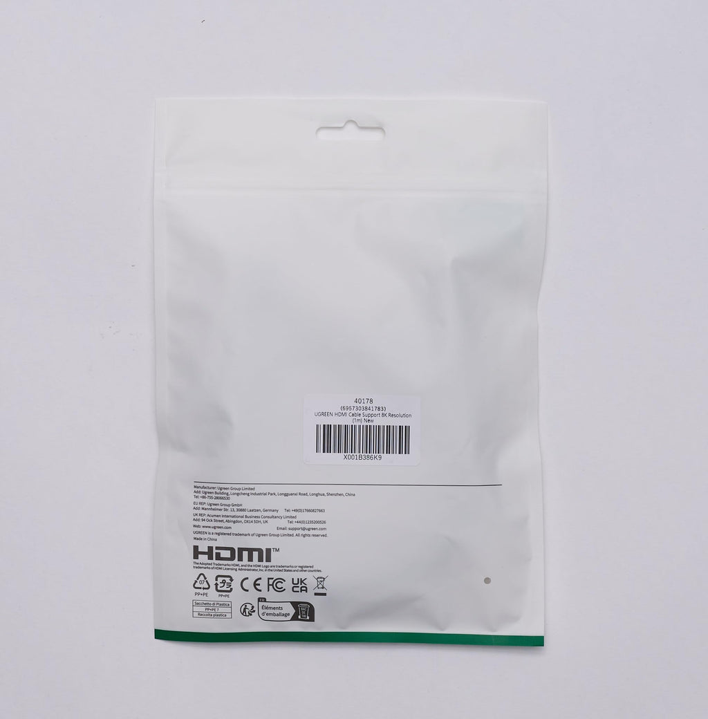 UGREEN 8K HDMI Kabel 2.1 Nylon 8K 60Hz 4K 120Hz, Compatibel met PS5 enz(1M)
