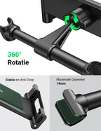 UGREEN Auto Tablet Houder Hoofdsteun 360?? Rotatie voor 4,7 tot 12,9 Inch Tablet