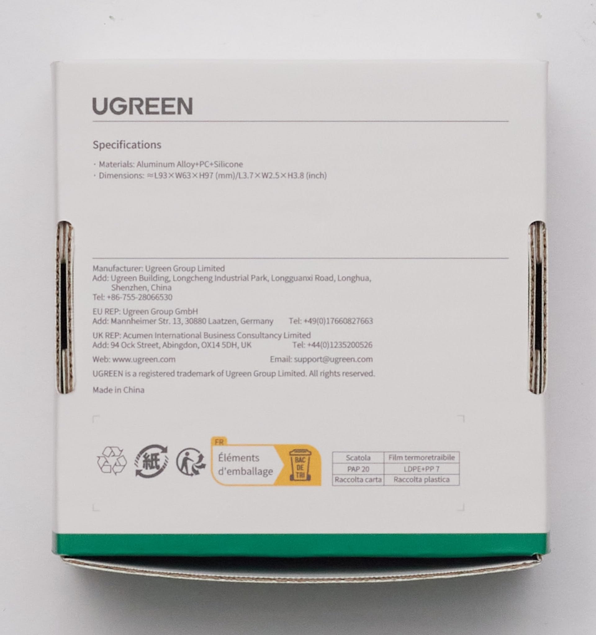 UGREEN Auto Telefoonhouder Air Vent Auto Telefoon Stand Zwaartekrach