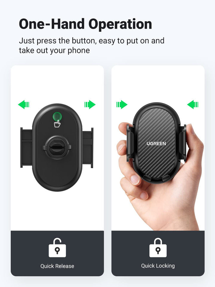 UGREEN Auto Telefoonhouder Ontluchter 360?? Rotatie Auto Houder
