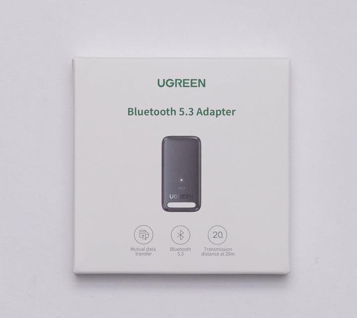 UGREEN Bluetooth 5.3 Adapter USB Bluetooth Dongle voor PC Ondersteuning Windows 11/10/8.1, Compatibel met Game Controller, Hoofdtelefoon, Toetsenbord, Muis en Luidspreker.