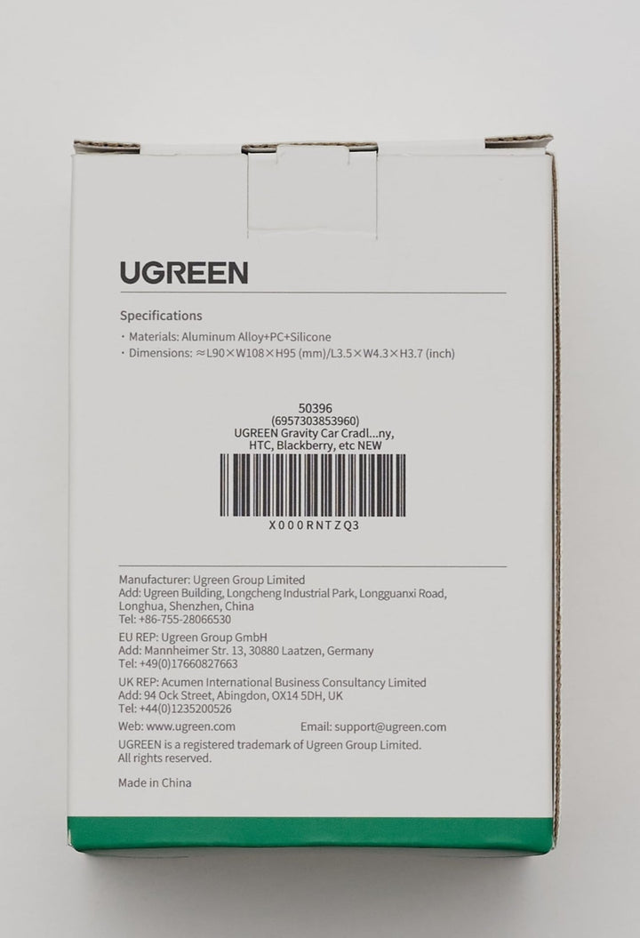 UGREEN CD Sleuf Auto Telefoonhouder Zwaartekracht Auto Houder Compatibel met iPhone 14 13 Pro Max 12 11 Galaxy S22+ S21 S20 FE A52 A53 Huawei Redmi enz.