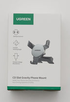 UGREEN CD Sleuf Auto Telefoonhouder Zwaartekracht Auto Houder Compatibel met iPhone 14 13 Pro Max 12 11 Galaxy S22+ S21 S20 FE A52 A53 Huawei Redmi enz.