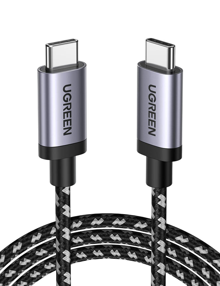 UGREEN Kabel USB-C USB-C 3.1 Oplaadkabel 60W USB C Power Delivery 5Gbps 4K@60Hz compatibel met iPhone 15 Pro Max, iPhone 15 Plus, iPad Pro Surface Go Galaxy S23 Ultra S22 A54 Steam Deck enz. (1m)