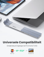 UGREEN Laptop Standaard Draagbare Aluminium Laptop Stand Opvouwbaar 5 Niveaus in Hoogte Verstelbare Laptop Houder