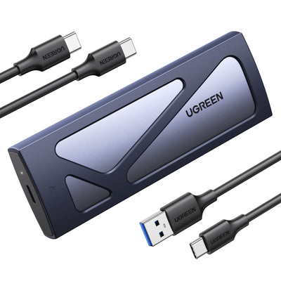 UGREEN M.2 Adapter NVMe SSD Harde Schijf Behuizing USB C 3.2 Gen 2 10Gbps UASP NVMe M.2 2230 2242 2260 2280 SSD NVME M2 Adapter met USB A naar C en USB C naar C Kabels