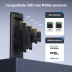 UGREEN M.2 Adapter NVMe SSD Harde Schijf Behuizing USB C 3.2 Gen 2 10Gbps UASP NVMe M.2 2230 2242 2260 2280