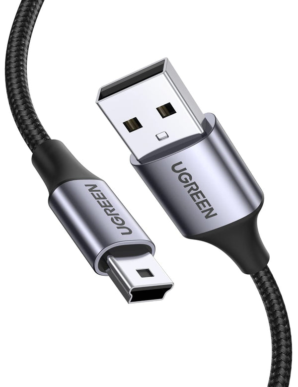 UGREEN Mini USB Kabel USB 2.0 A naar Mini B Kabel voor Gegevensoverdracht en Opladen