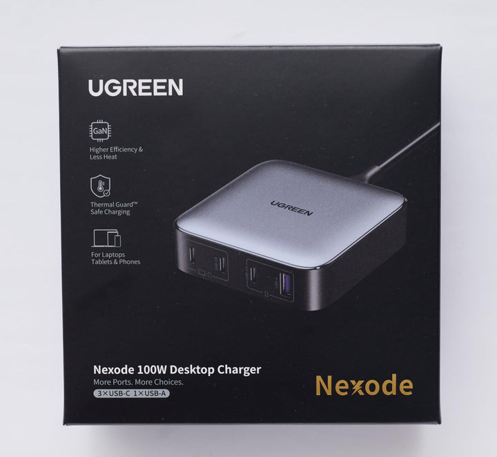 UGREEN Nexode 100W USB C Charger Meerdere USB C Oplader 4-poorts GaN lader PPS
