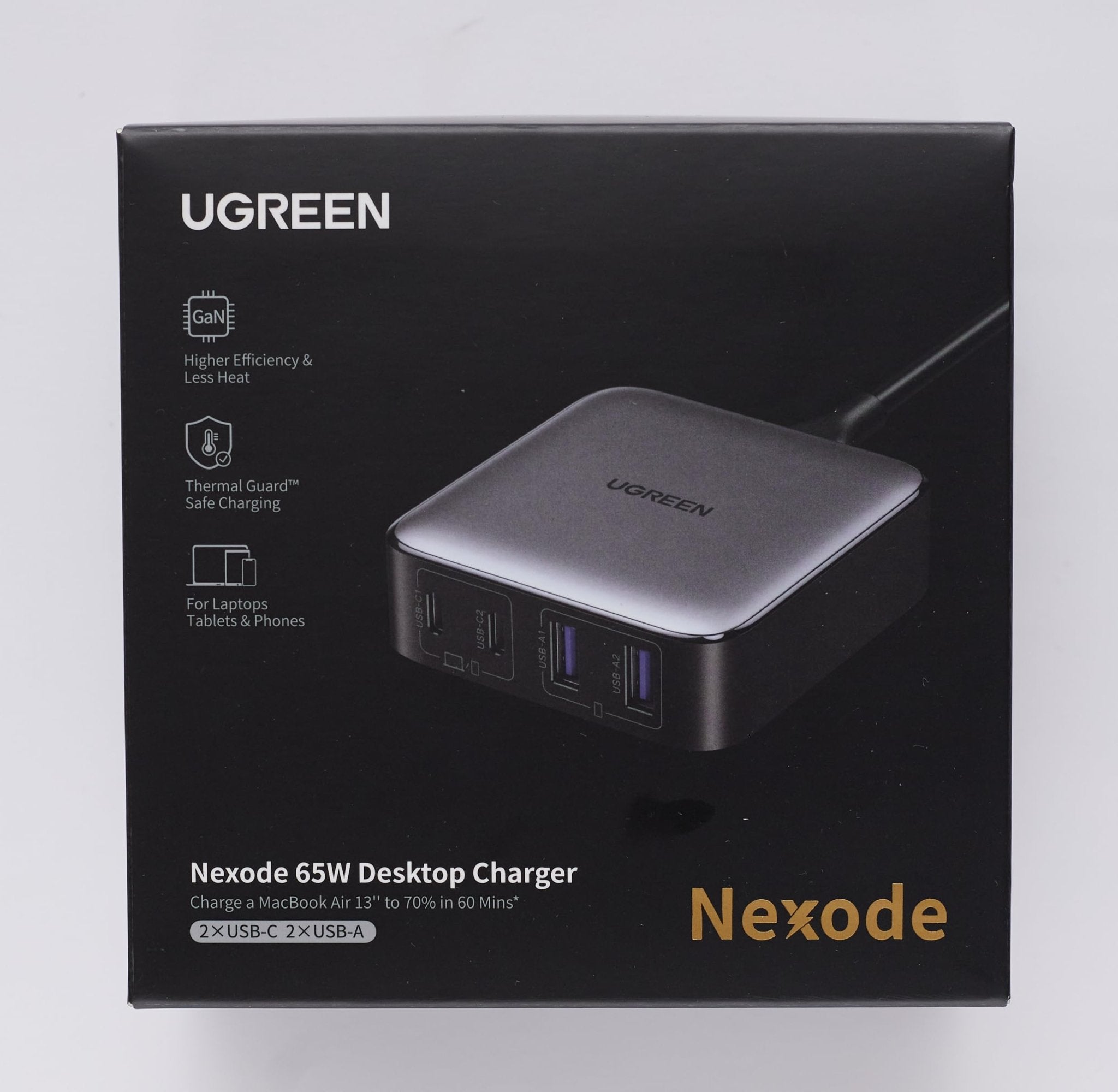 UGREEN Nexode 65W USB C GaN Oplader met 4 poorten | UGREEN NL