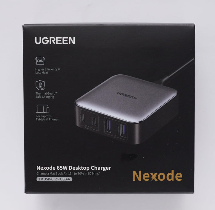 UGREEN Nexode 65W USB C GaN Oplader met 4 poorten | UGREEN NL