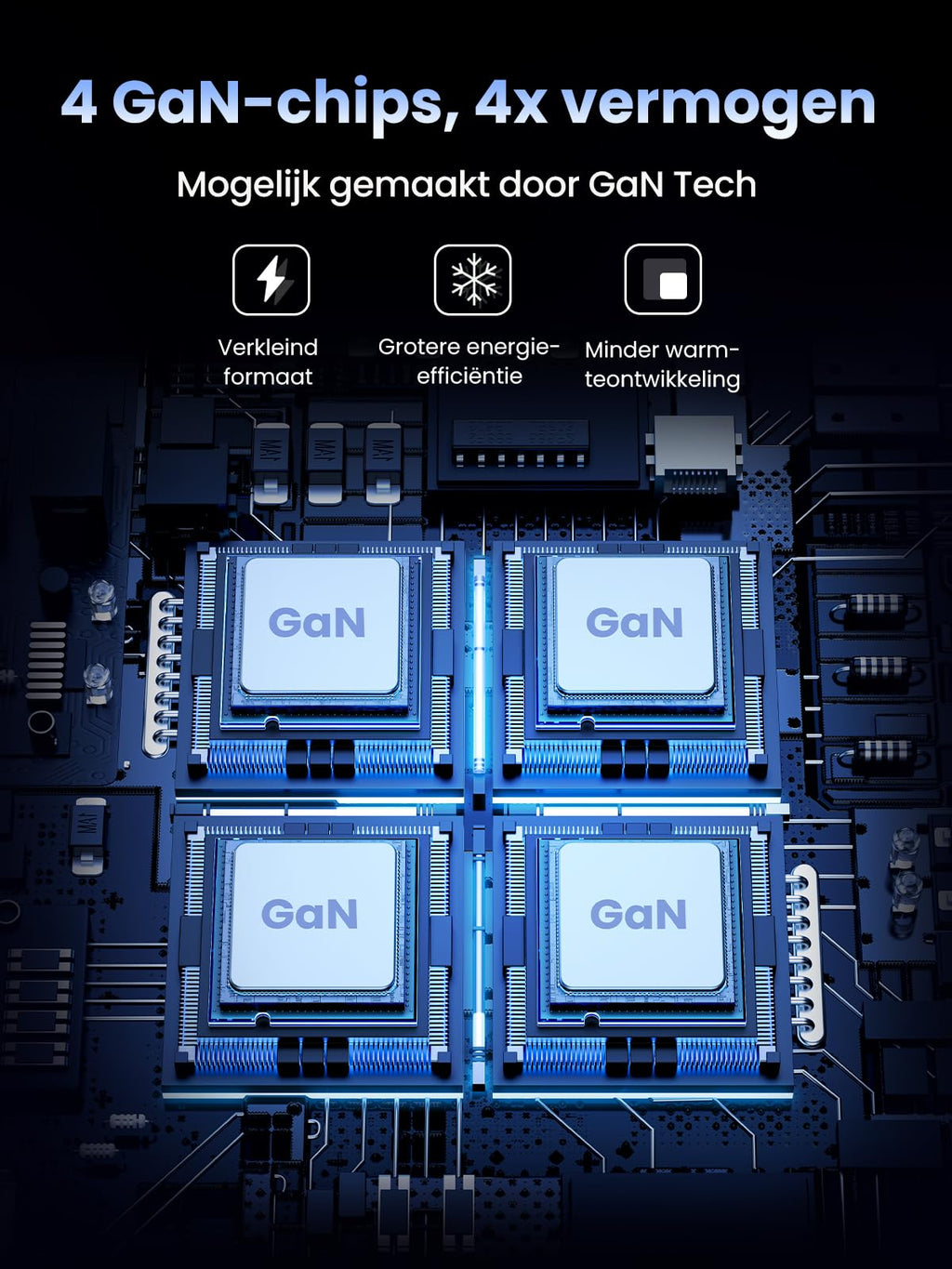 UGREEN Nexode 200W USB C GaN Oplader met 6 poorten - 14