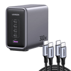 UGREEN Nexode USB C-oplader 300W USB C kabel 100W