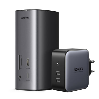UGREEN Revodok 12-in-1 USB C Docking Station - Drievoudige Weergave