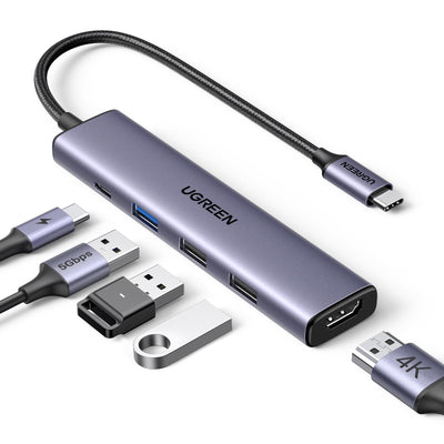 UGREEN Revodok 5-in-1 Hub USB C HDMI 4K