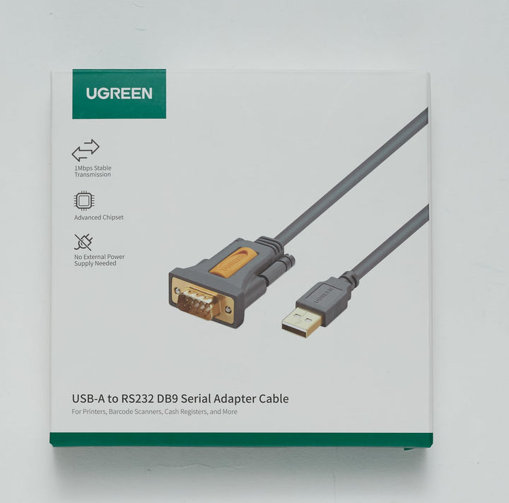 UGREEN RS232 Seri?le Kabel USB 2.0 naar RS232 Kabel USB naar DB9 9 Pins Adapter Kabel met PL2303 Chipset Ondersteuning Windows 10/8/7 Mac OS X Linux voor Router Switch Telescoop, enz. (3M)